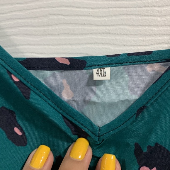 SHEIN Pink Cheetah Print Dress*missing belt* - Picture 13 of 15